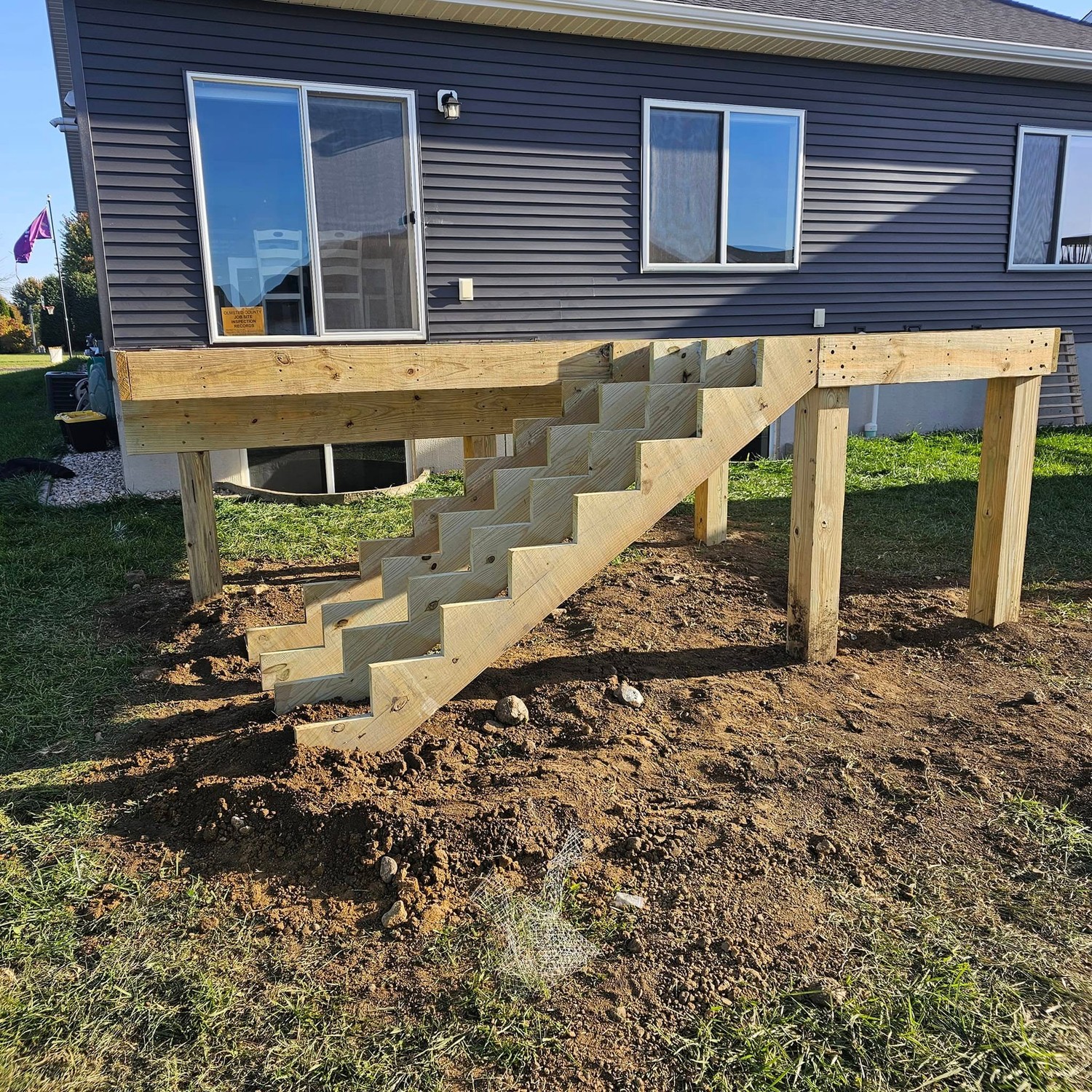 Modern home exterior with covered porch