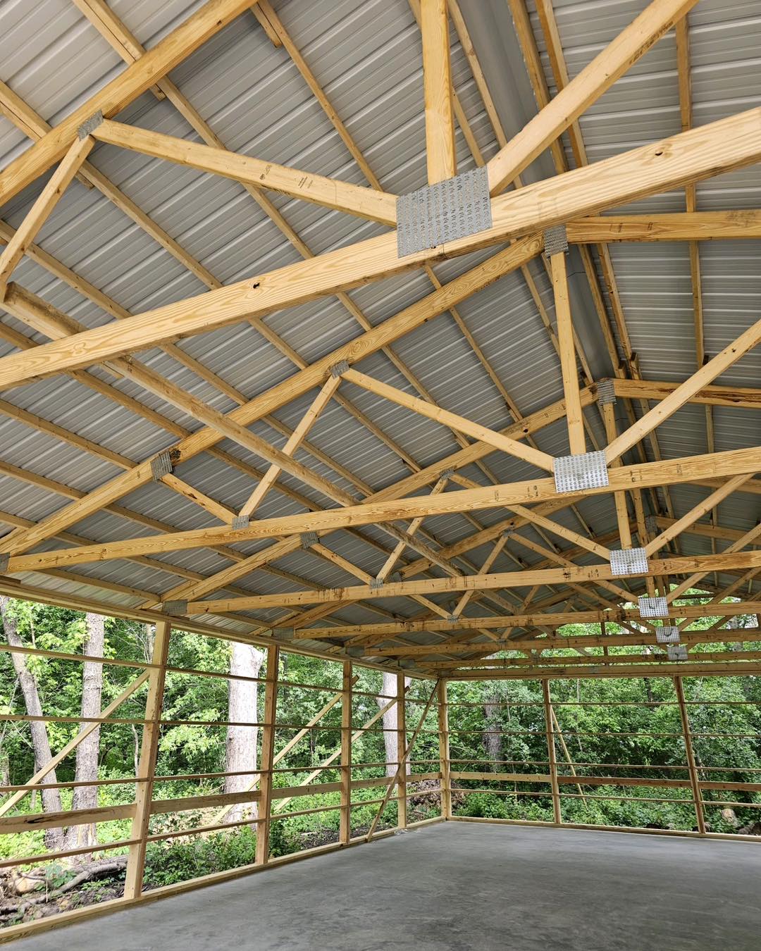 Barn framing project