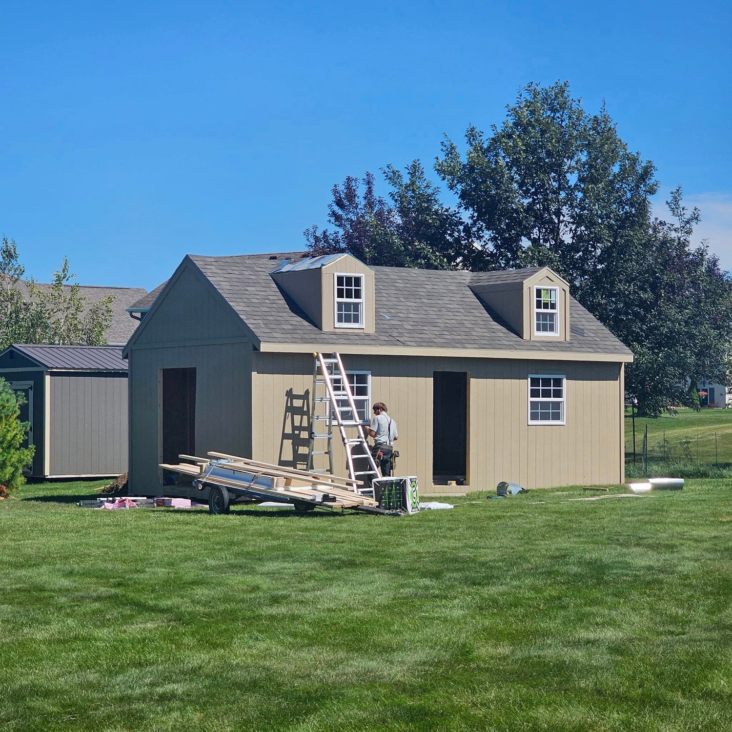 Shed construction by Eisenman Services