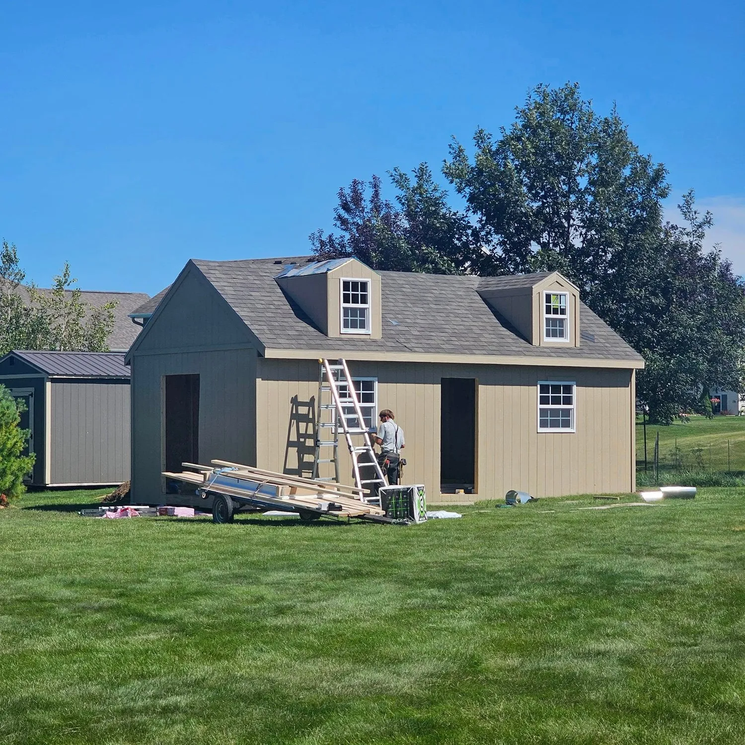 Shed construction by Eisenman Services
